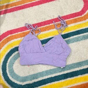 Abercrombie & Fitch Lavender Crop Top